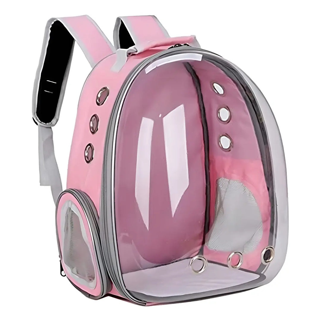 Mochila Transportadora para Mascotas Rosada